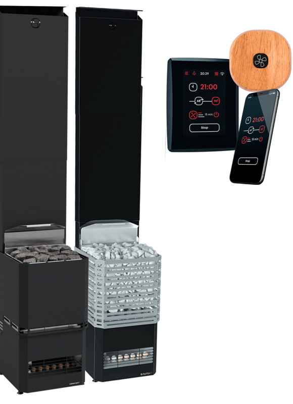 Saunum PRO EXPERIENCE, Black, 15kW*