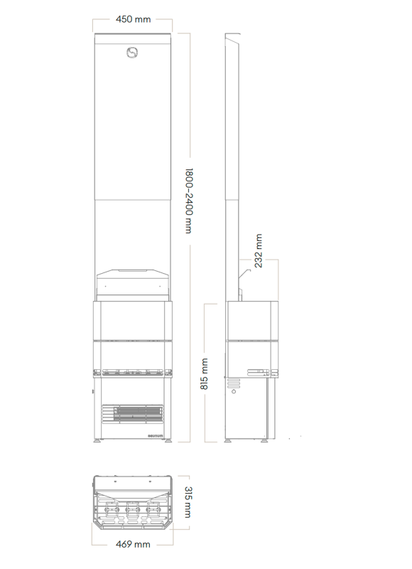SAUNUM Experience 4.5kW/Black